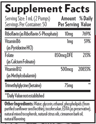 Methyl Charge+ 1.7 fl oz Quicksilver Scientific Supplement - Conners Clinic